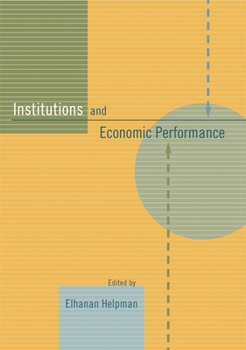Hardcover Institutions and Economic Performance Book