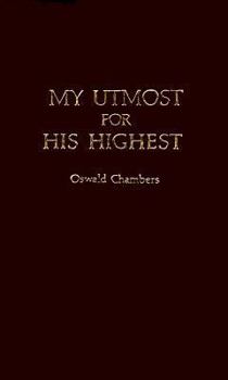 Hardcover My Utmost for His Hi [Large Print] Book