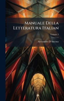 Hardcover Manuale Della Letteratura Italian [Italian] Book