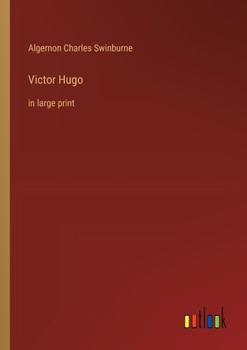 Paperback Victor Hugo: in large print Book
