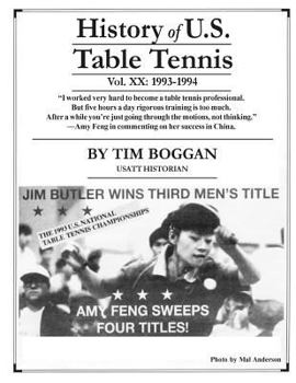 Paperback History of U.S. Table Tennis Volume 20 Book