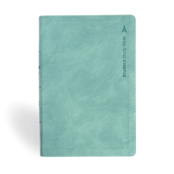 Imitation Leather CSB Student Study Bible, Earthen Teal Suedesoft Leathertouch Book