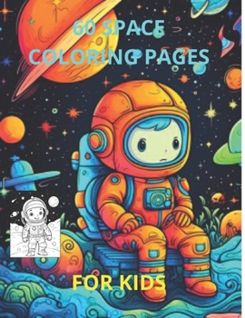 Paperback Space Coloring Pages for Kids Book