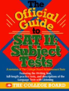 Paperback The College Board's Official Guide to SAT 2: Subject Tests Book