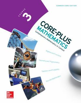 Hardcover Core Plus Mathematics, Course 3, Student Edition Book