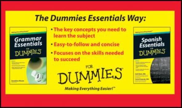 Paperback Grammar and Spanish Essentials for Dummies Bundle Book