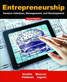 Hardcover Entrepreneurship: Venture Initiation, Management and Development Book
