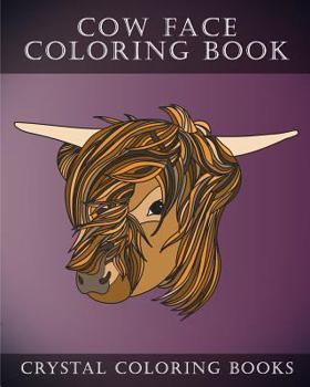 Paperback Cow Coloring Book: 30 Simple Line Drawing Cow Face Coloring Pages Book