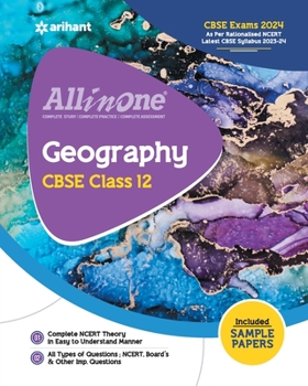 Paperback All In One Class 12th Geography for CBSE Exam 2024 Book