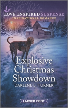 Mass Market Paperback Explosive Christmas Showdown [Large Print] Book