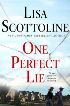 Hardcover One Perfect Lie [Large Print] Book