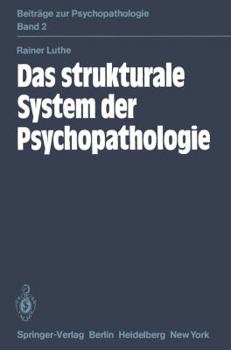 Paperback Das Strukturale System Der Psychopathologie [German] Book