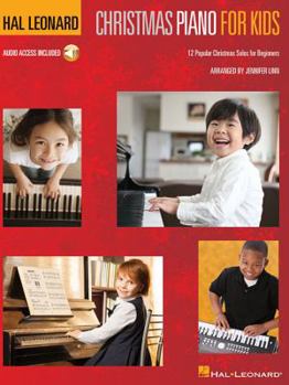 Paperback Hal Leonard Christmas Piano for Kids: 12 Popular Christmas Solos for Beginners [With Access Code] Book