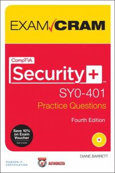 Paperback Comptia Security+ SY0-401 Practice Questions Exam Cram Book