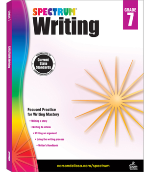 Paperback Spectrum Writing, Grade 7: Volume 41 Book