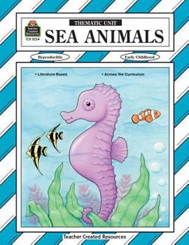 Paperback Sea Animals Thematic Unit Book