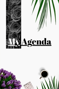 Paperback My Agenda: Beautiful Cover And Interior Diary For Adults, Interior With A Simple Design Book