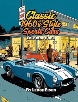 Classic 1960's Style Sports Cars Coloring Book