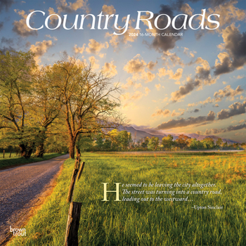 Calendar Country Roads 2024 Square Book