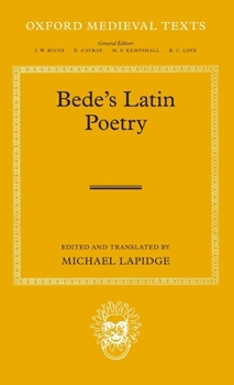 Hardcover Bede's Latin Poetry OMT C Book