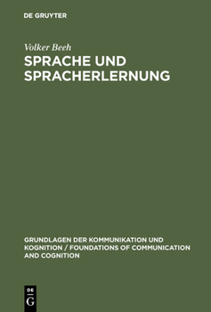 Hardcover Sprache und Spracherlernung [German] Book