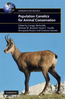 Hardcover Population Genetics for Animal Conservation Book