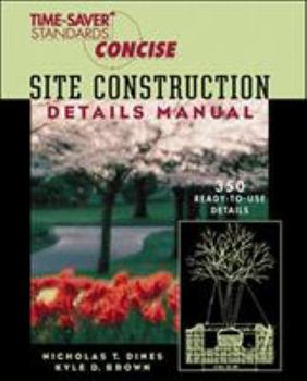 Paperback Time-Saver Standards Site Construction Details Manual Book