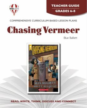 Paperback Chasing Vermeer - Teacher Guide by Novel Units Book