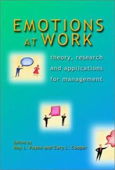 Hardcover Emotions at Work: Theory, Research and Applications for Management Book