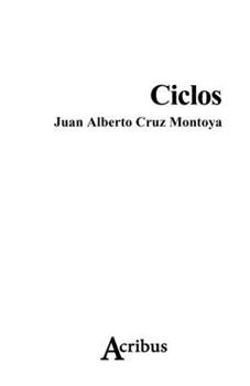 Paperback Ciclos [Spanish] Book