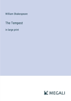 Paperback The Tempest: in large print Book