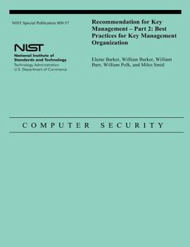 Paperback Recommendation for Key Management - Part 2: Best Practices for Key Management Organization Book