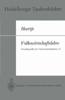 Paperback Volkswirtschaftslehre: Grundbegriffe Der Volkswirtschaftslehre II [German] Book