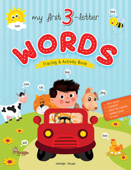 Paperback My First 3 Letter Words: Tracing and Activity Book