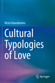 Paperback Cultural Typologies of Love Book