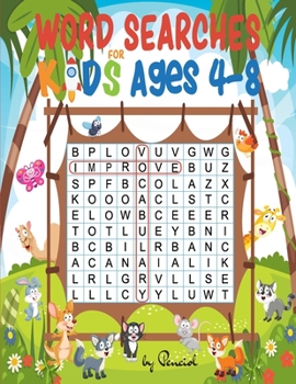 Paperback Word Search for Kids Ages 4-8 Improve Vocabulary Book