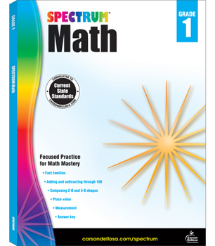 Paperback Spectrum Math Workbook, Grade 1: Volume 2 Book