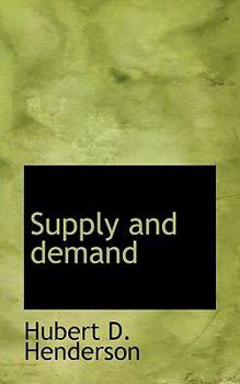 Paperback Supply and Demand Book