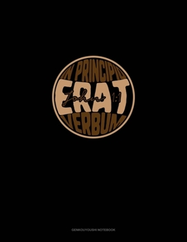 Paperback In Principio Erat Verbum - John 1: 1: Genkouyoushi Notebook Book