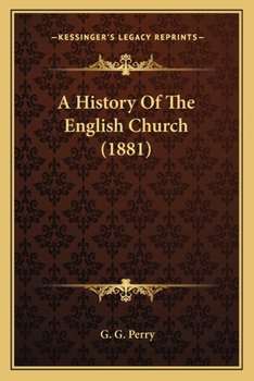 Paperback A History Of The English Church (1881) Book