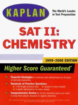 Paperback KAPLAN SAT II: CHEMISTRY 1999-2000 Book