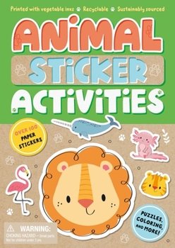 Paperback Animal Eco Sticker Activities: A Recyclable Sticker & Activity Book