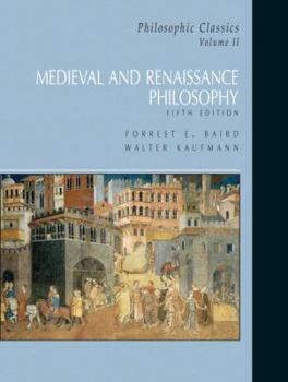 Philosophic Classics, #2: Medieval Philosophy