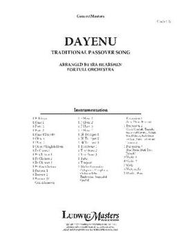 Paperback Dayenu: Conductor Score (Ludwig Masters) Book