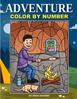 Paperback Adventure Color By Number: Coloring Book for Kids Ages 4-8 Book