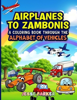 Paperback Airplanes to Zambonis: A Coloring Book Through the Alphabet of Vehicles Book