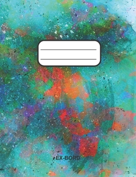 ex-bord: Notebook college Graph Paper 5x5, Journal, Diary, Composition Book for school Student Gift Kids Teenager Adult Teacher