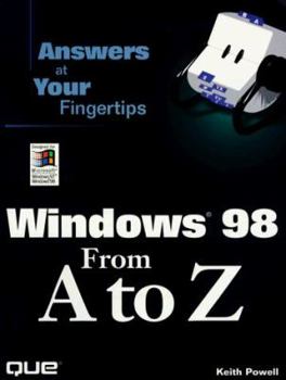 Paperback Windows 98 from A to Z Book