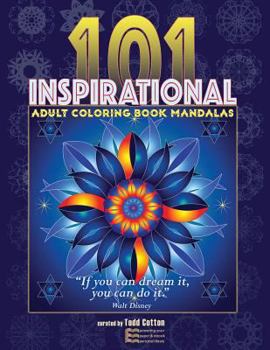 Paperback 101 Inspirational Coloring Mandalas Book