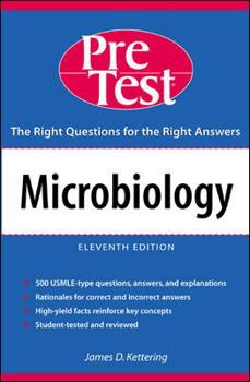 Paperback Microbiology: PreTest Self-Assessment & Review Book